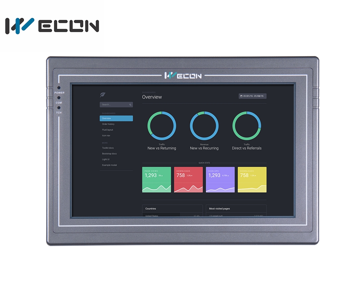 تاچ پنل (HMI) 10.2 اینچ PI3102N