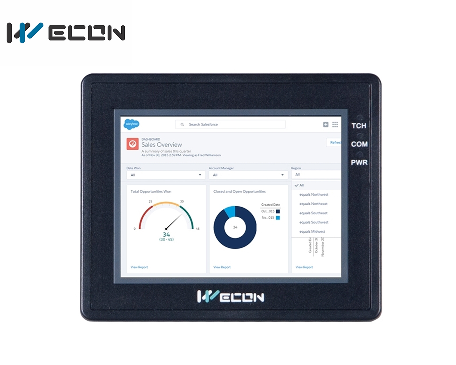 تاچ پنل (HMI) 3.5 اینچ مدل LEVI2035T