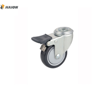  چرخ پایه پیچی ترمز دار h25-1