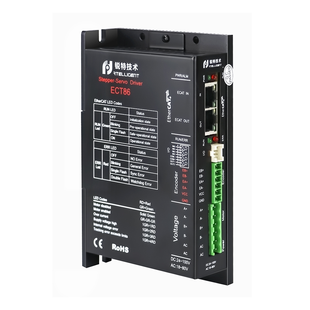 تصویر  درایو استپ موتور حلقه بسته 7.2 آمپر ECT86