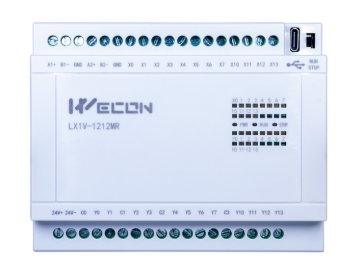 تصویر  پی ال سی (PLC) 12 ورودی 8 خروجی مدل LX1V-1208MR-D