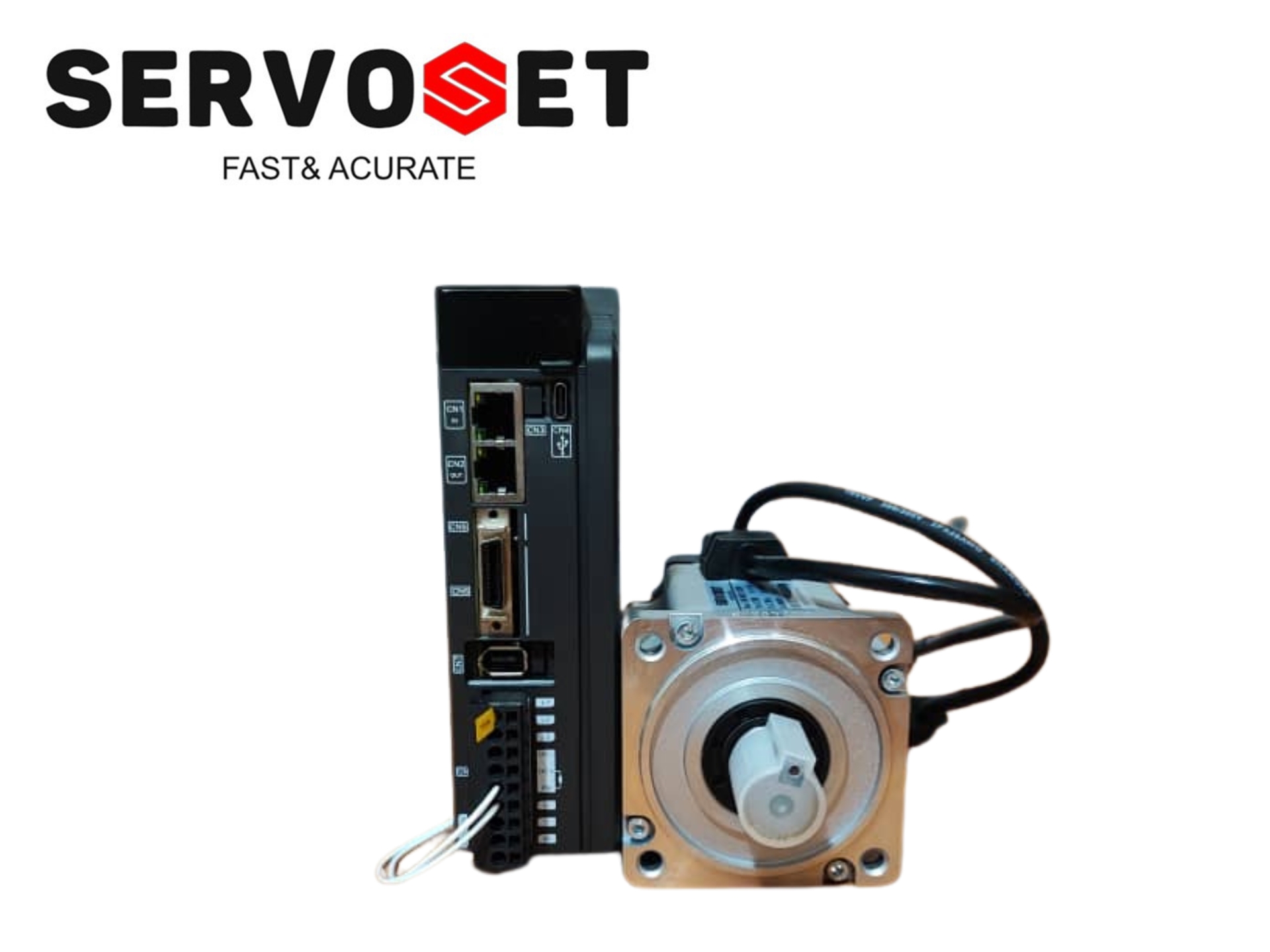 تصویر  سرو موتور یک کیلو وات 1000 دور servoset مدل SMZ-MS100-E10SNO