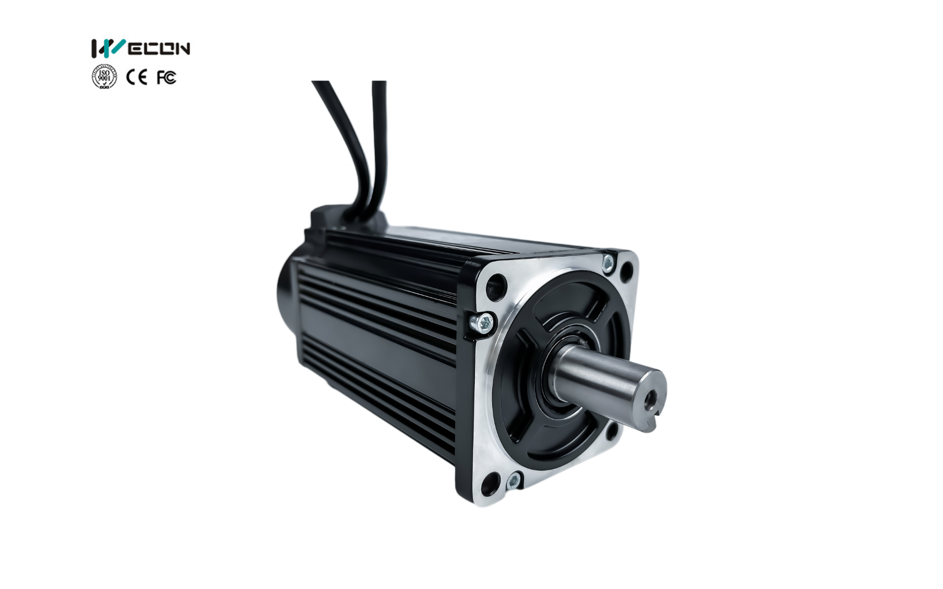 تصویر  سرو موتور 750 وات 3000 دور wecon  مدل WD80M-07530S-A1F درایو VD2F 