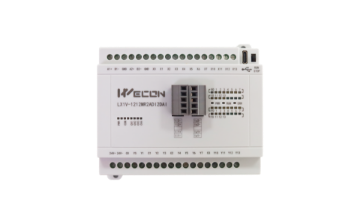 ی ال سی (PLC)12 ورودی 12 خروجی همراه با برد دما مدل LX1V-1212MRT2Tc2DAT-D